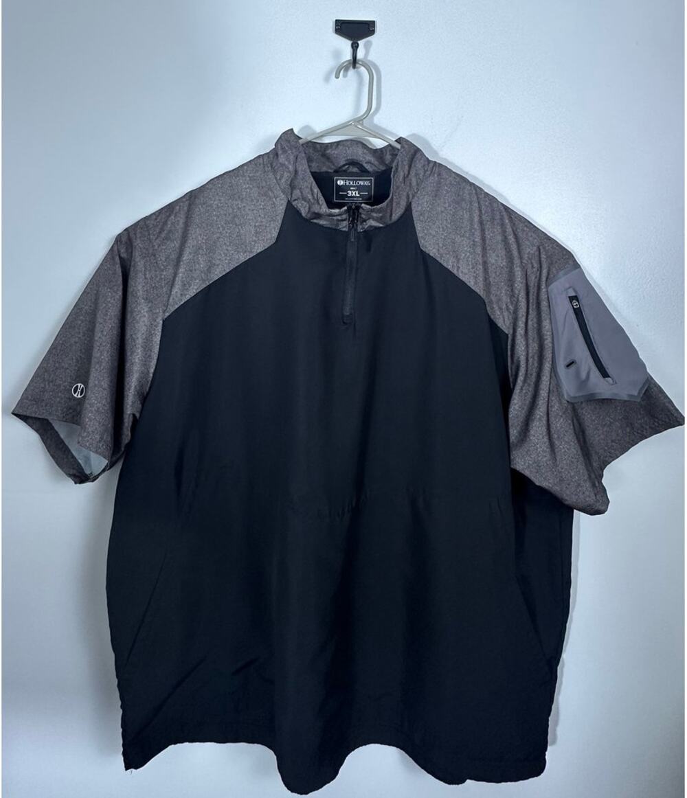 Holloway Raider Short Sleeve Pullover 3XL Gorpcore Track Cage Jacket 1/4 Zip